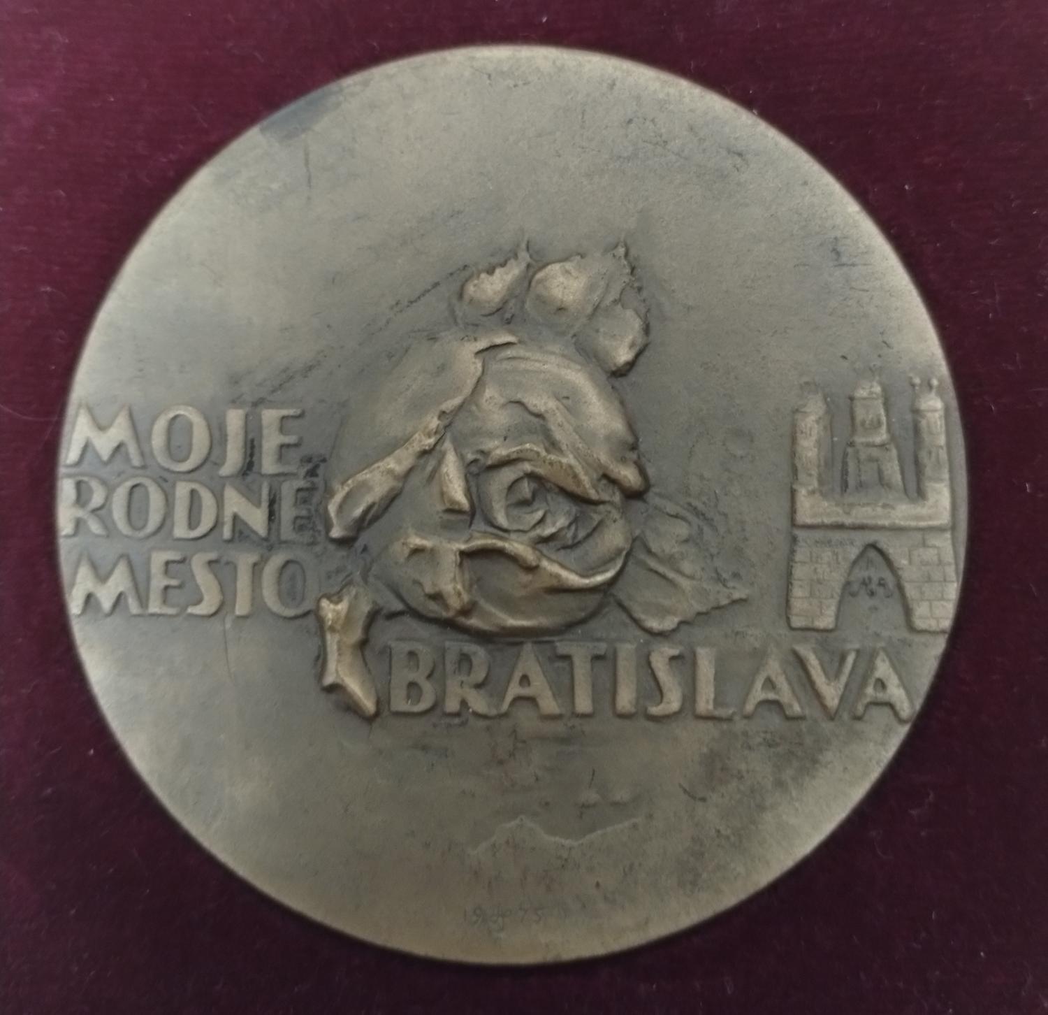 Zadná strana - Bratislava moje rodné mesto