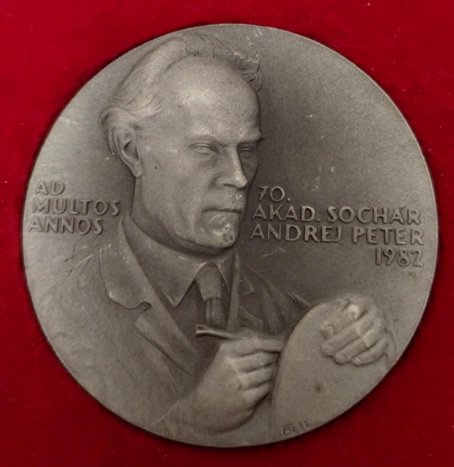 Predná strana - Andrej Peter k 70 narodeninám