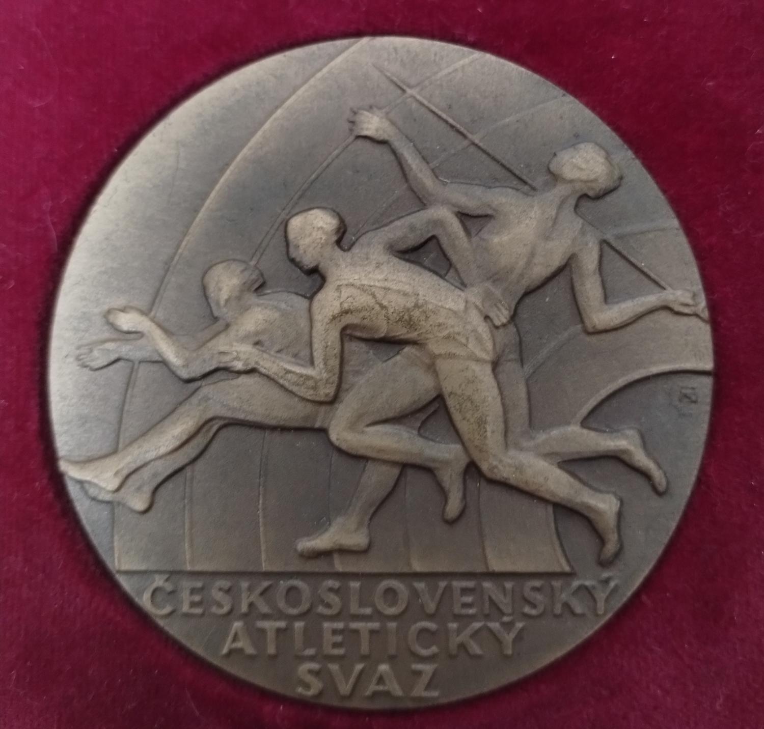 Predná strana - Českoslovenký atletický zväz