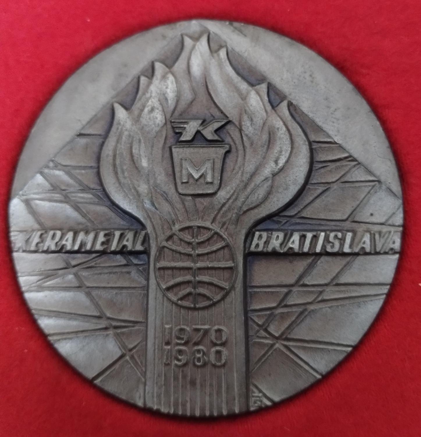 Predná strana - Kerametal Bratislava 10 výročie