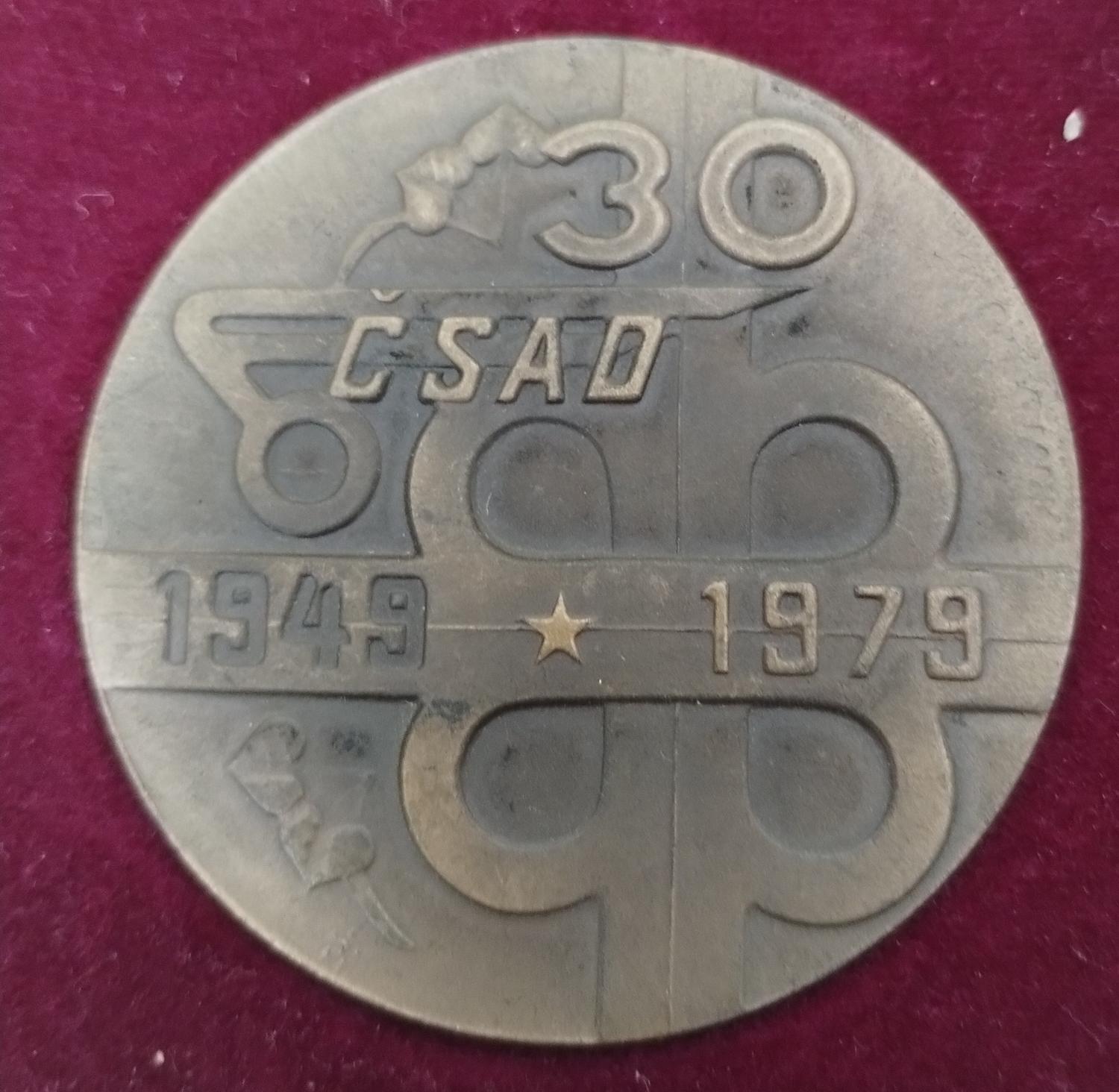 Predná strana - ČSAD 30 let