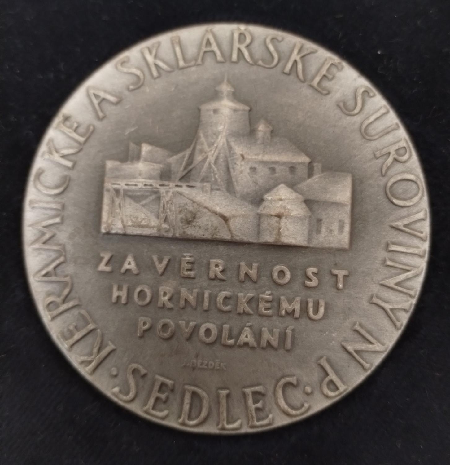 Predná strana - Keramické a sklářské suroviny Sedlec
