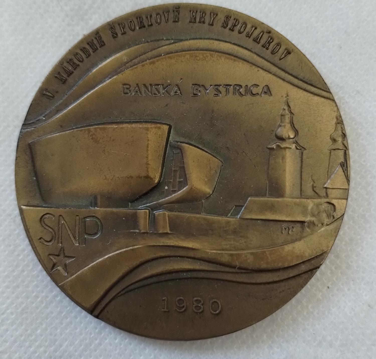 Predná strana - V. národné hry spojárov Banská Bystrica