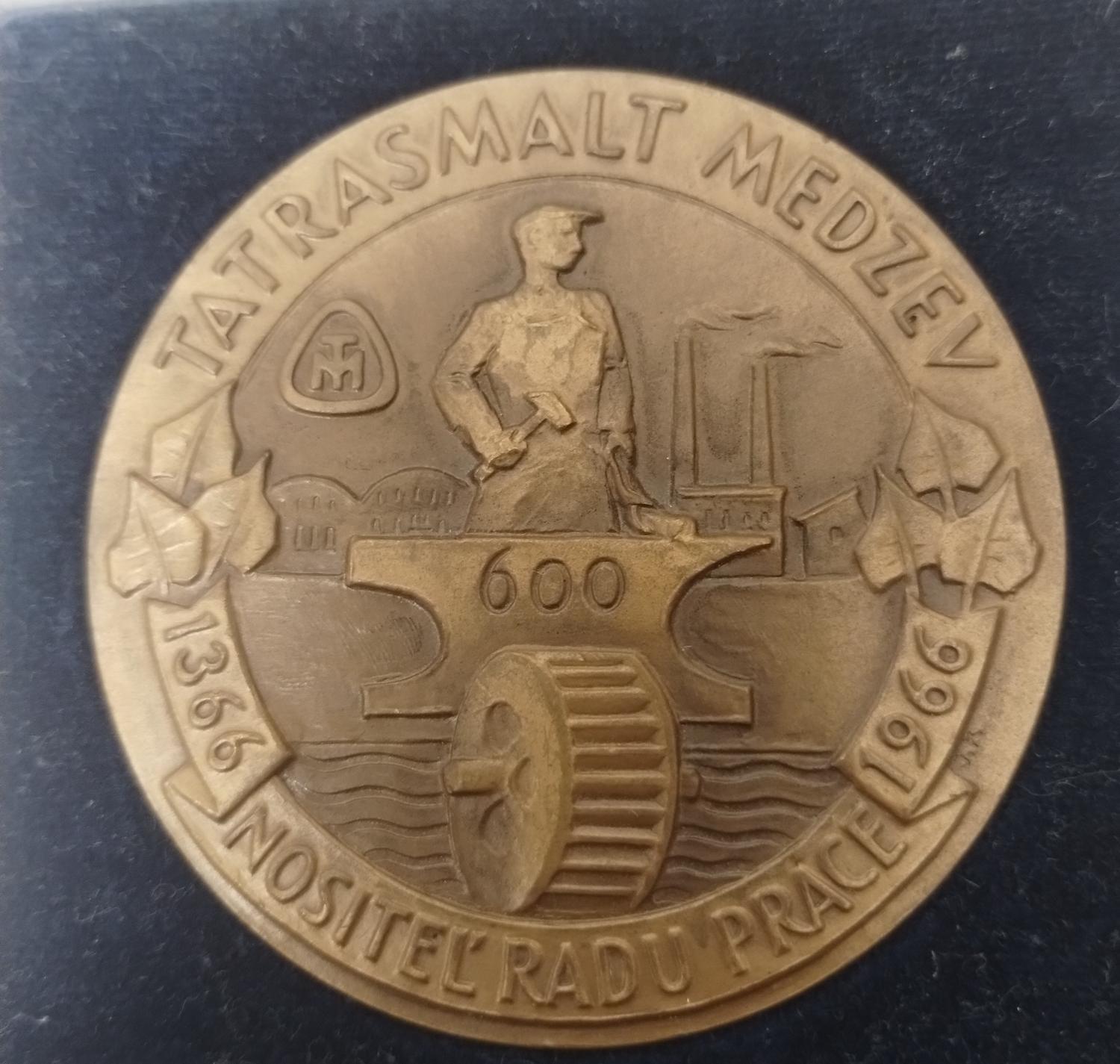 Predná strana - Tatrasmalt Medzev 600 výročie