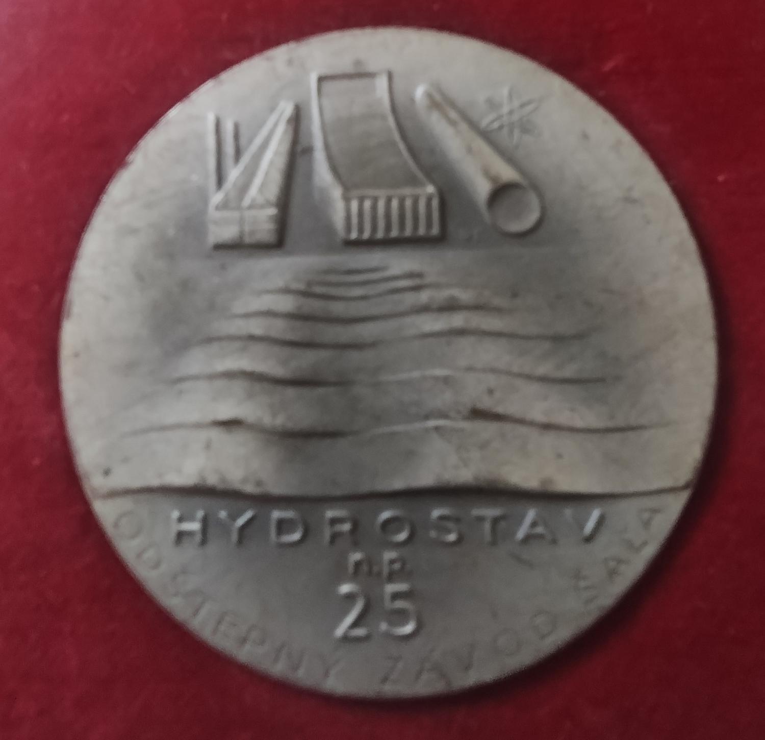 Predná strana - Hydrostav 25 rokov odštepný závod Šaľa
