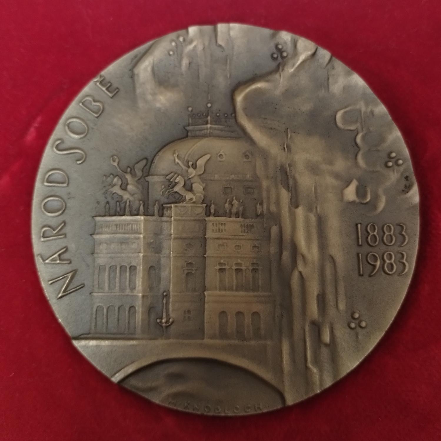 Predná strana - Národní divadlo v Praze 100 výročí