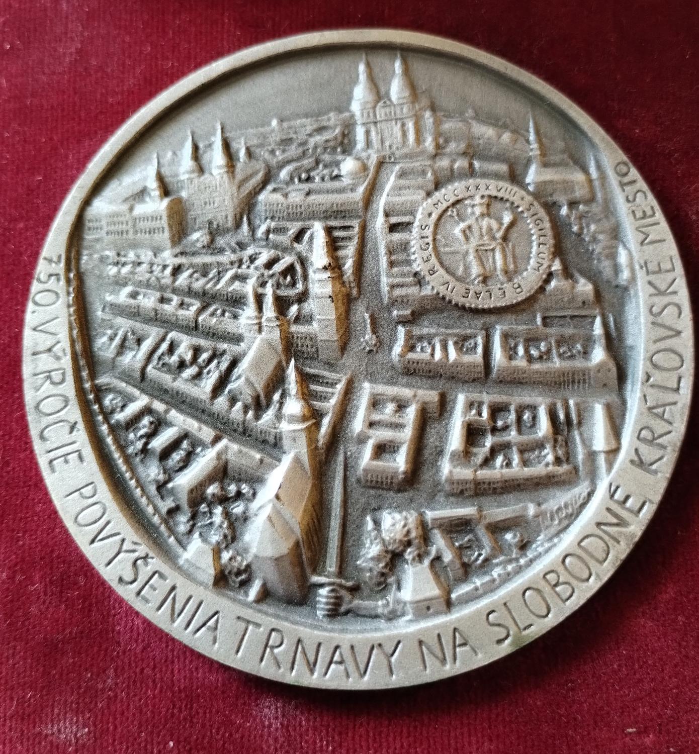 Predná strana - Trnava 750 výročie