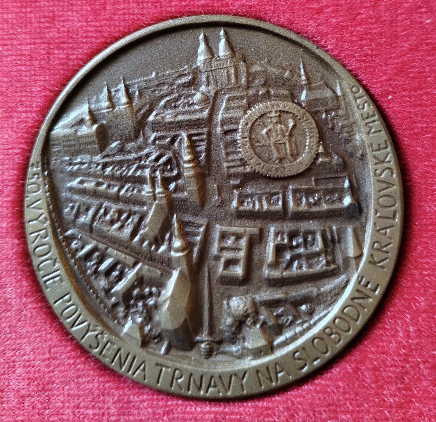 Predná strana - Trnava 750 výročie mesta