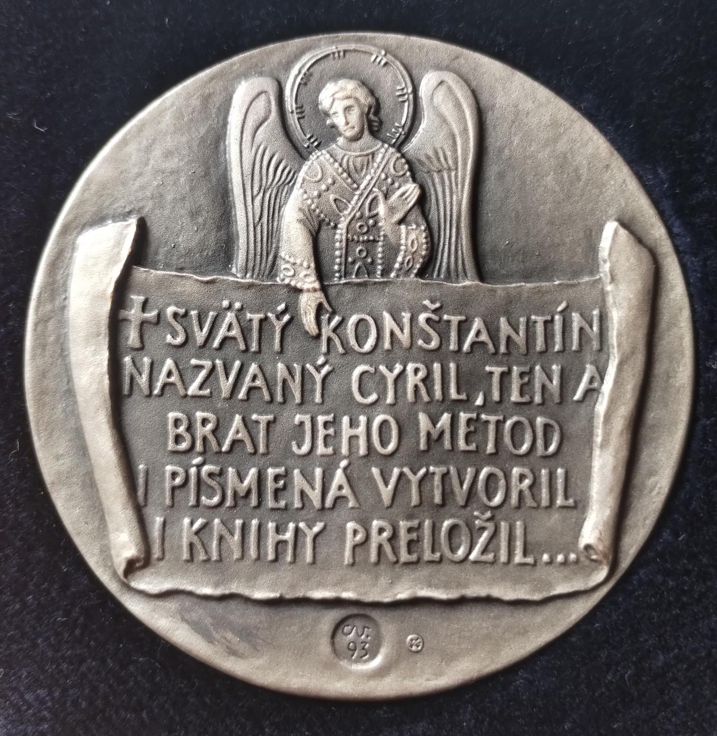 Zadná strana - Svätý Konštantín a Metod