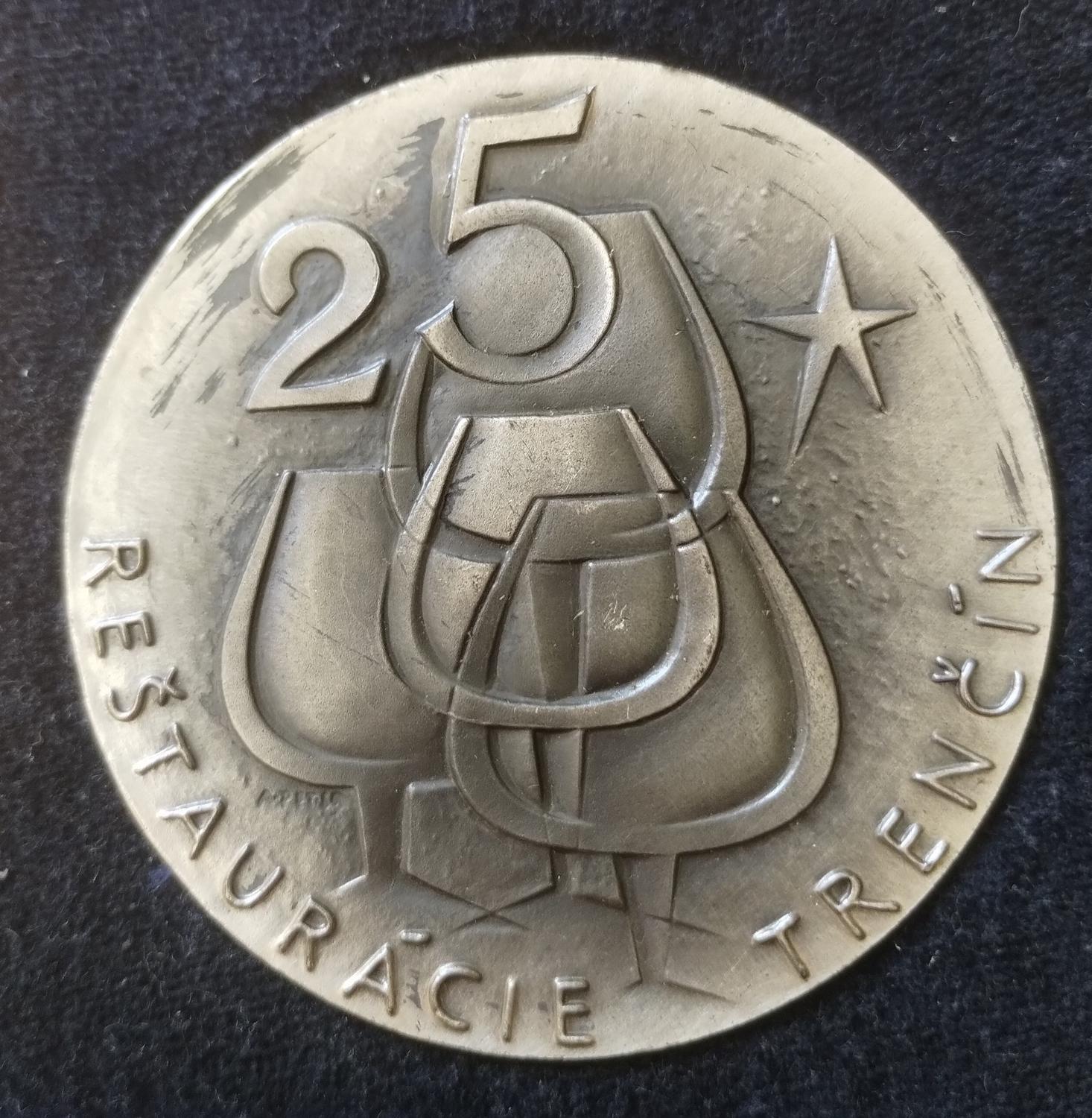 Predná strana - Reštaurácie Trenčín 25 výročie