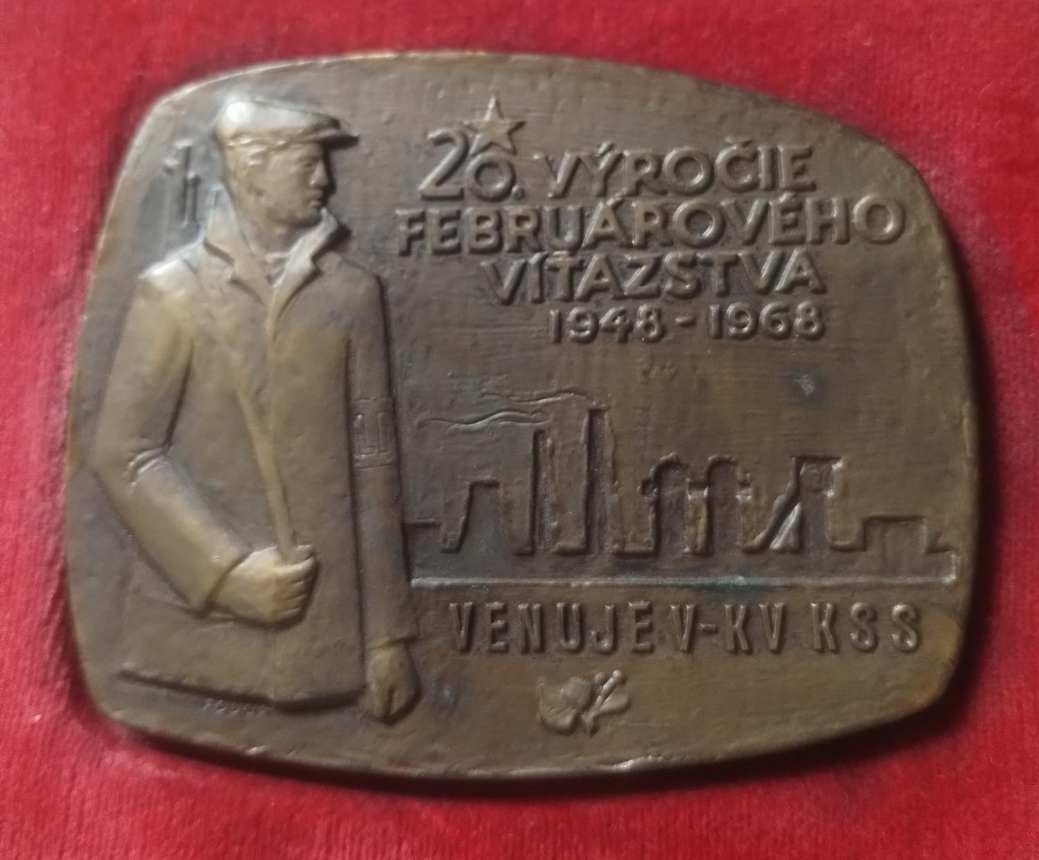 Predná strana - Februárové víťazstvo 20 výročie