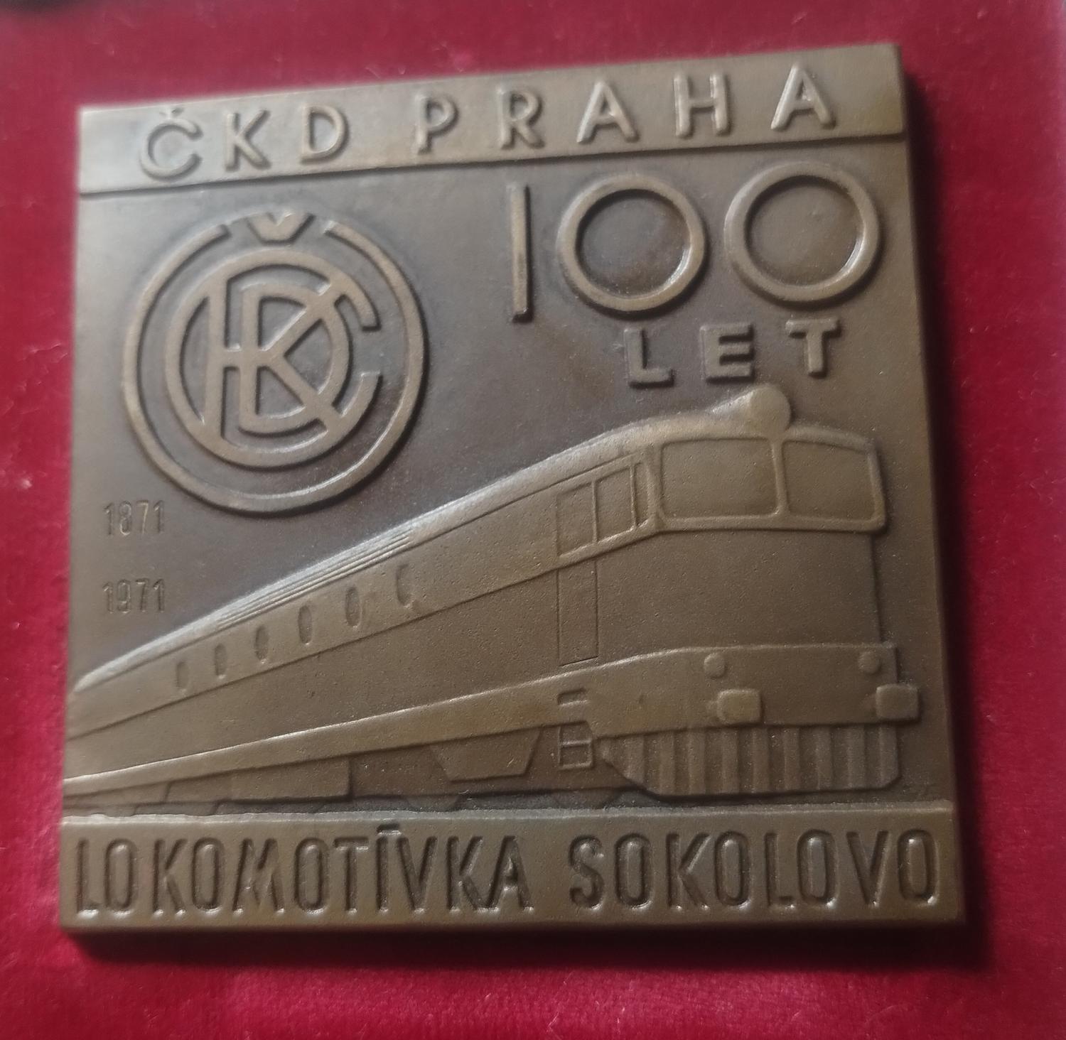 Predná strana - ČKD Praha 100 let