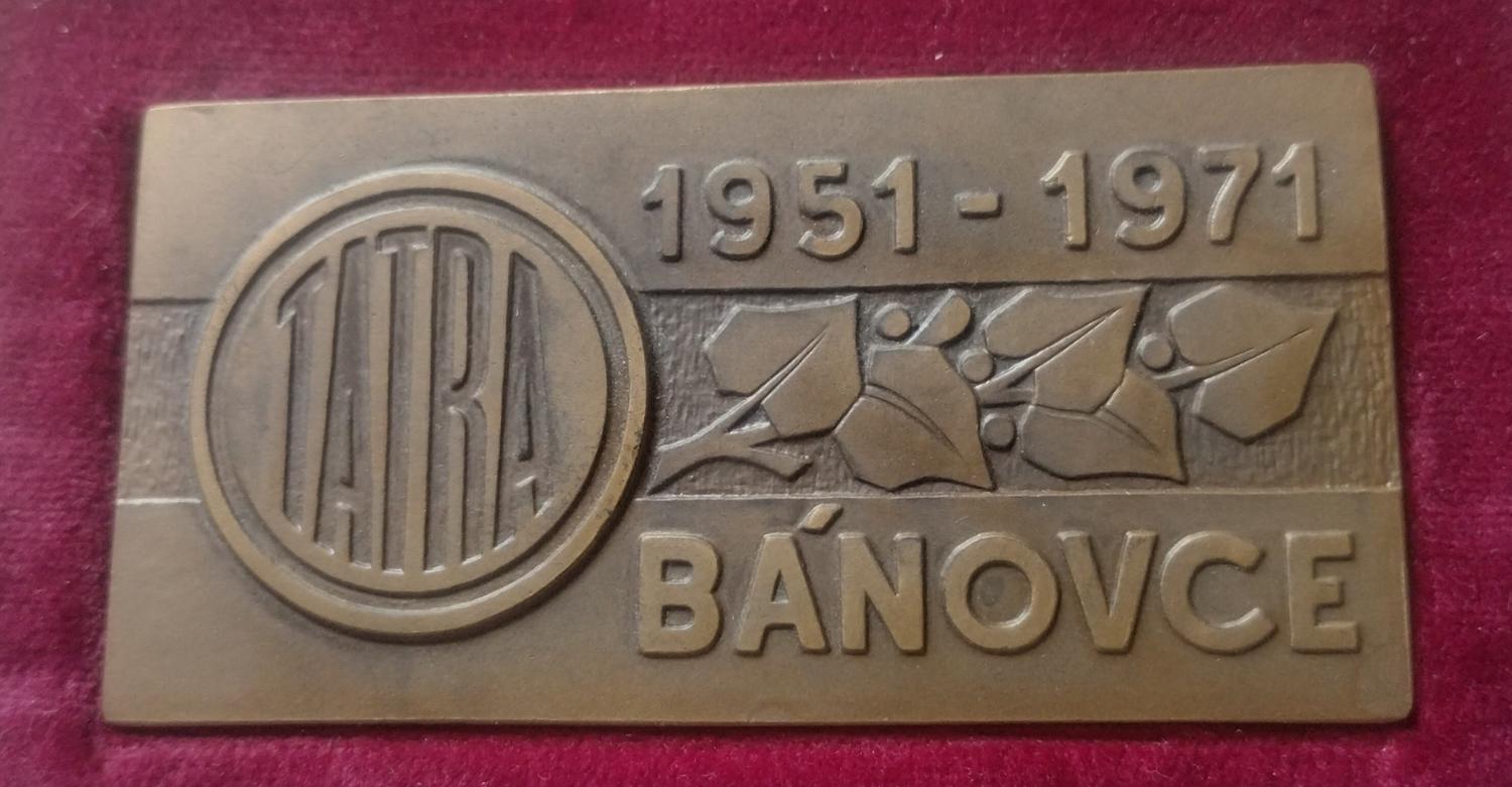Predná strana - Tatra Bánovce 20 výročie