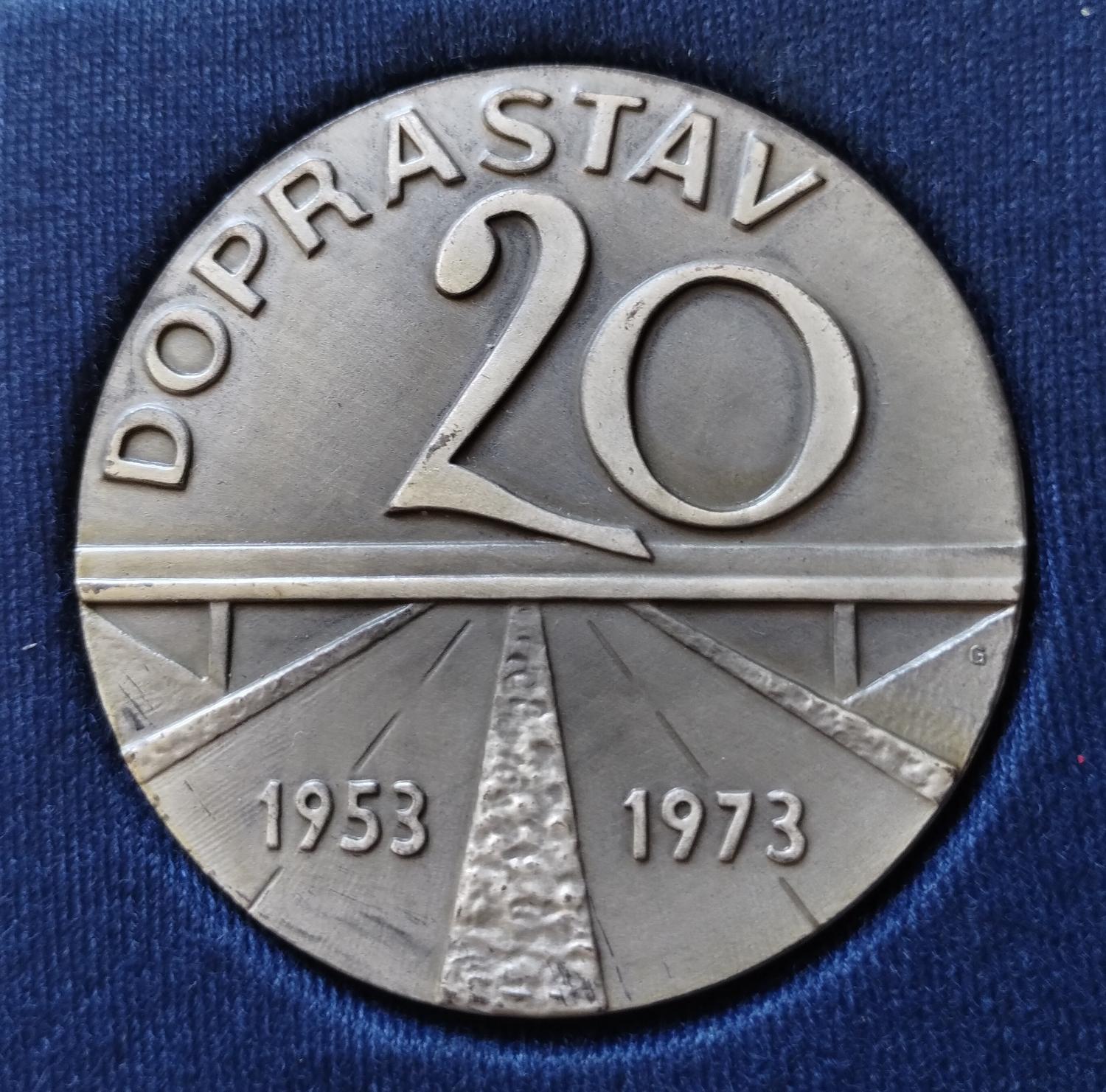 Predná strana - Doprastav Zvolen 20 výročie