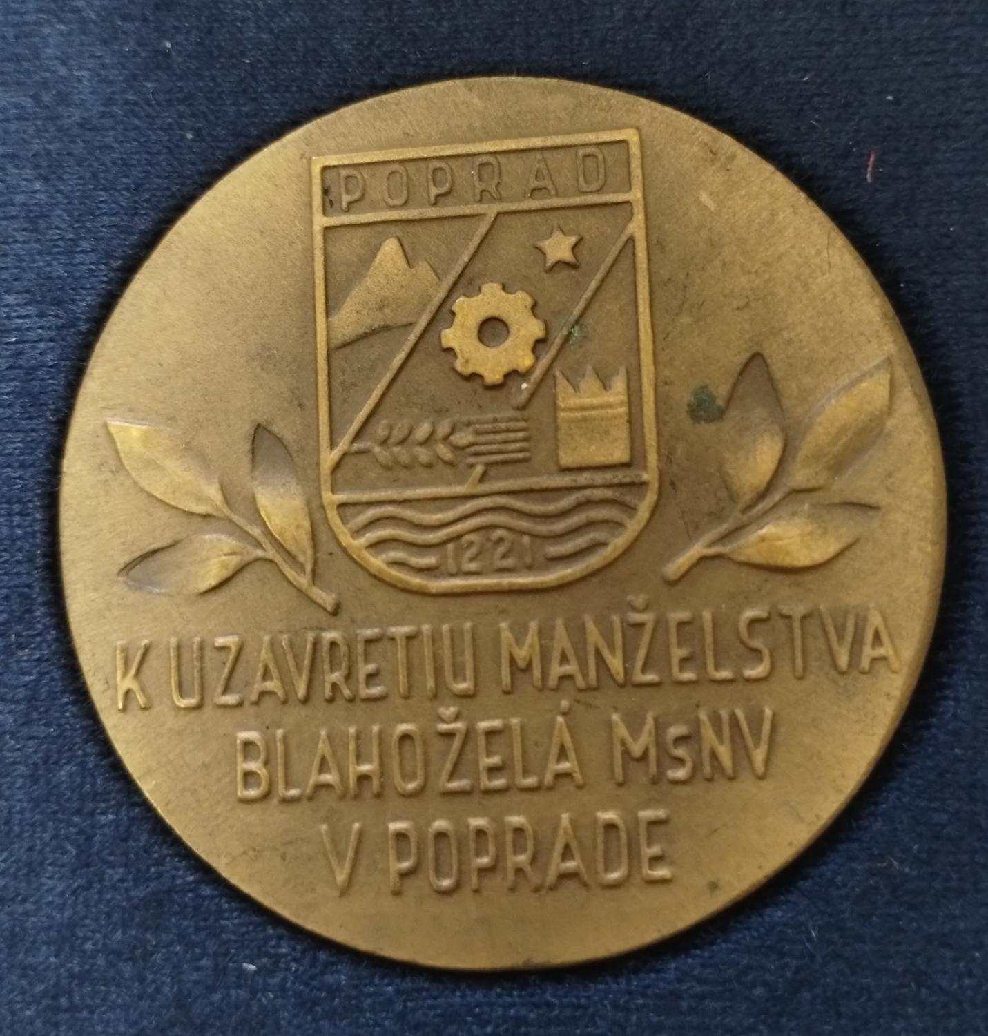 Zadná strana - K uzavretiu manželstva v Poprade