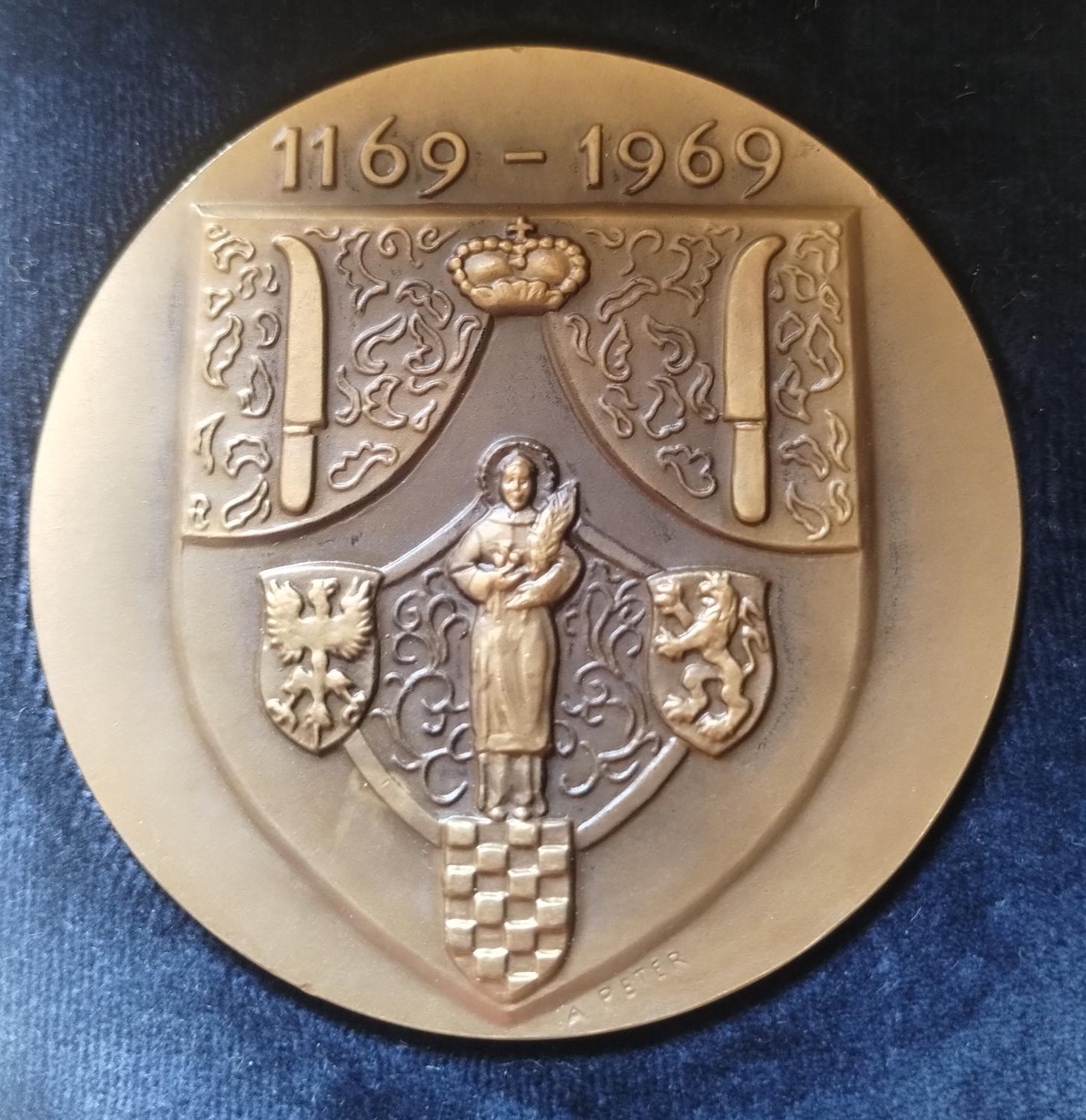 Zadná strana - Mesto Hranice 800 let (reverz)