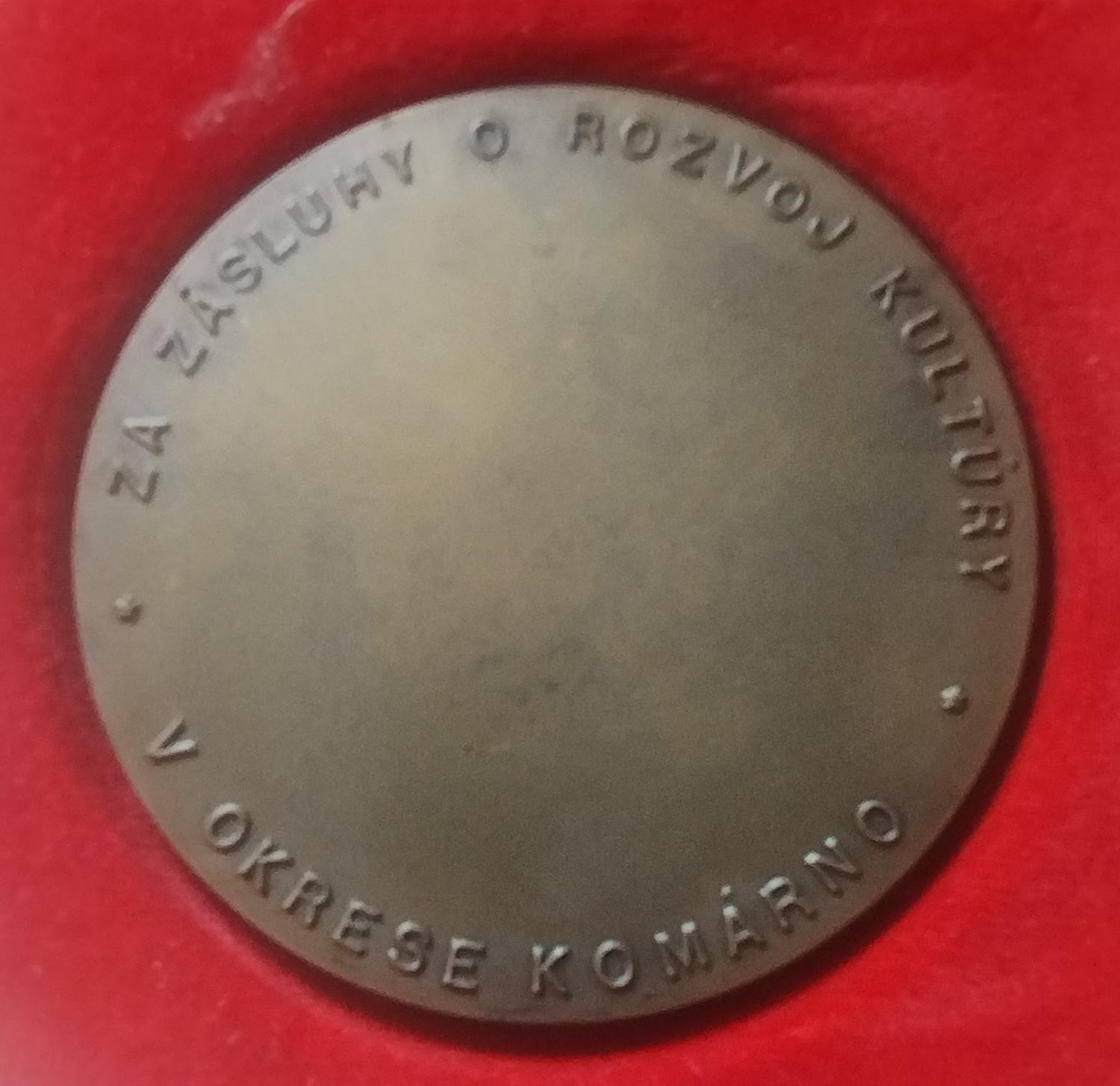 Zadná strana - Komárno za rozvoj kultúry