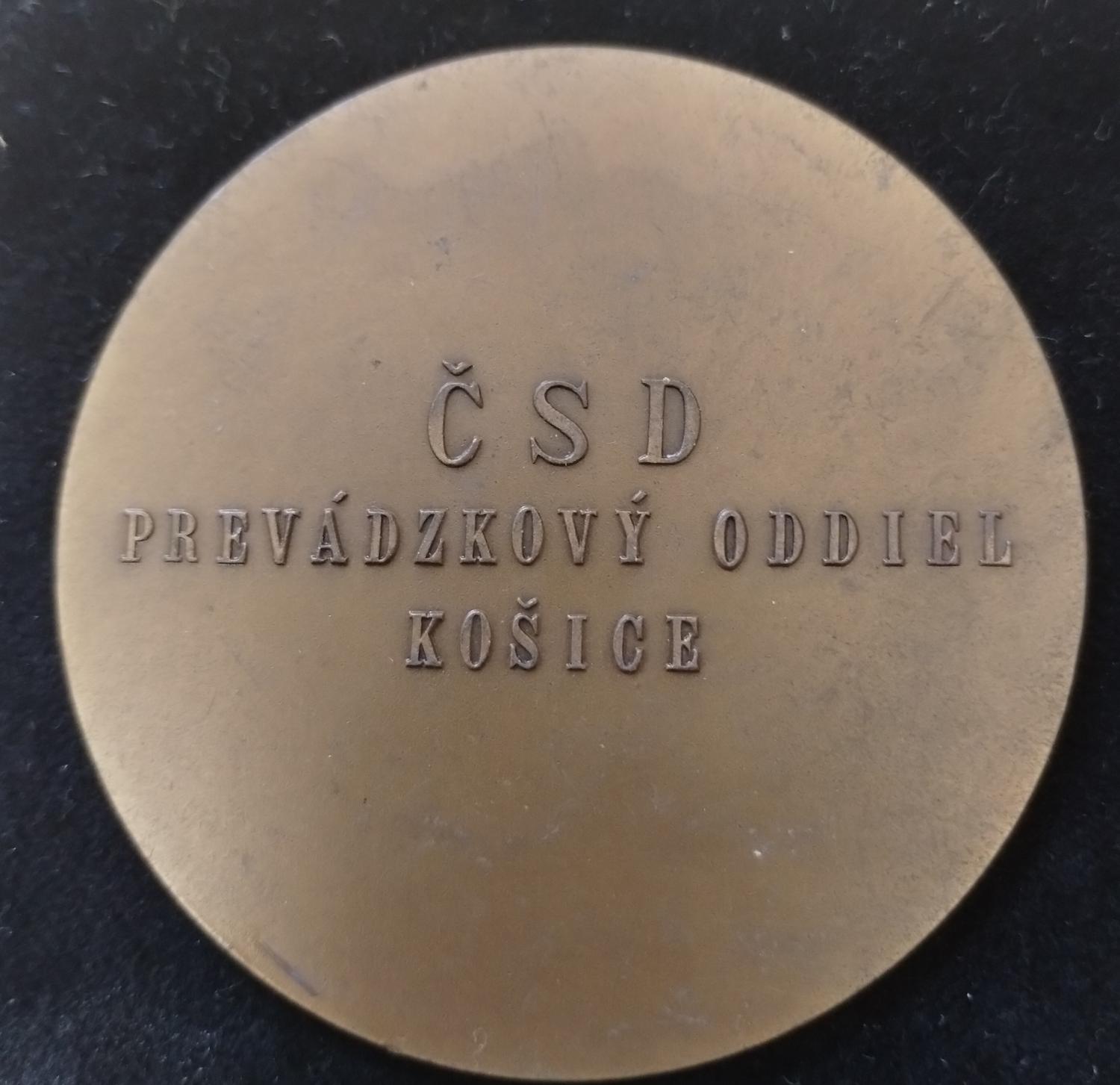 Zadná strana - ČSD Prešov-Orlov