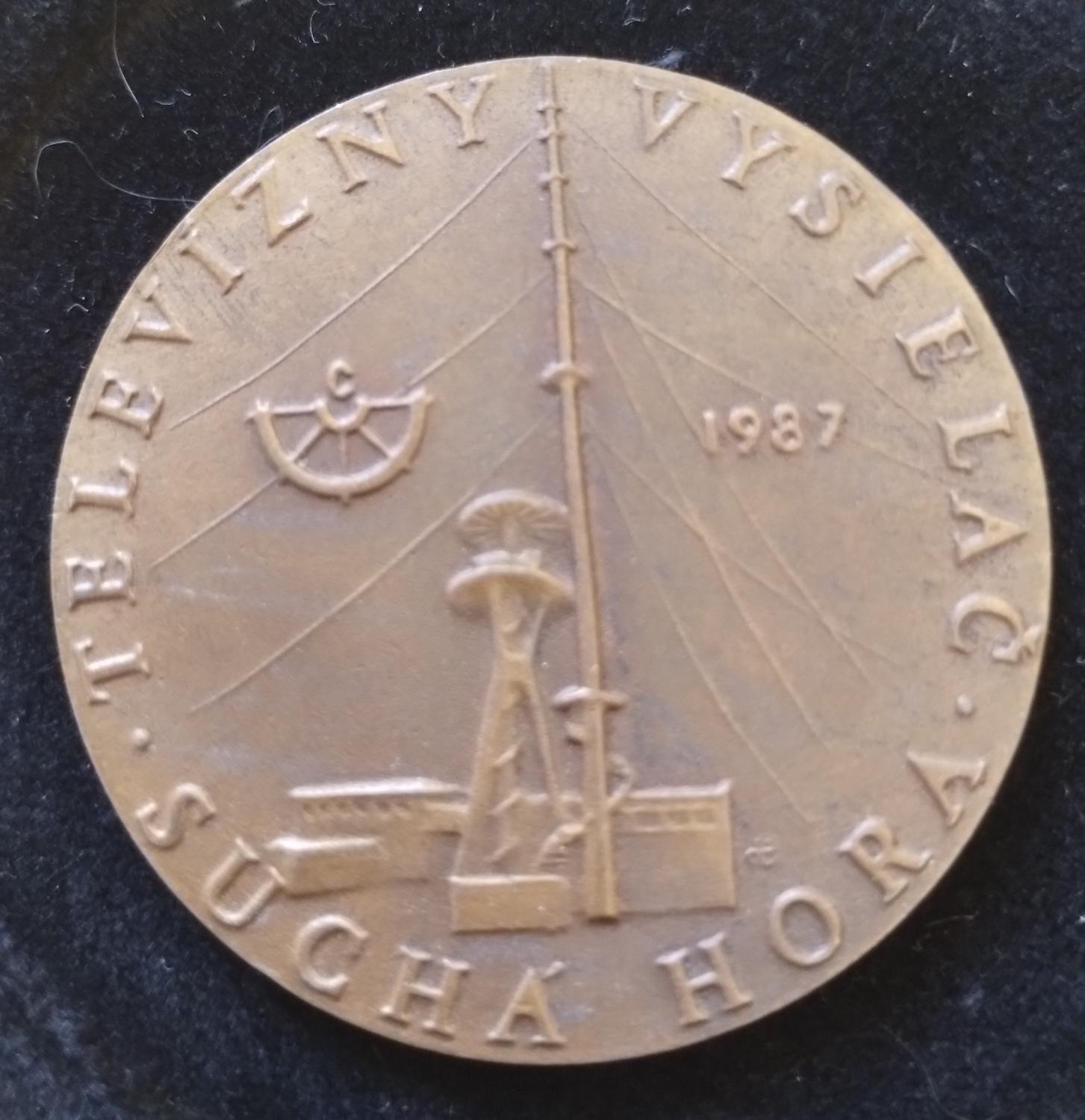 Predná strana - Televízny vysielač Suchá Hora