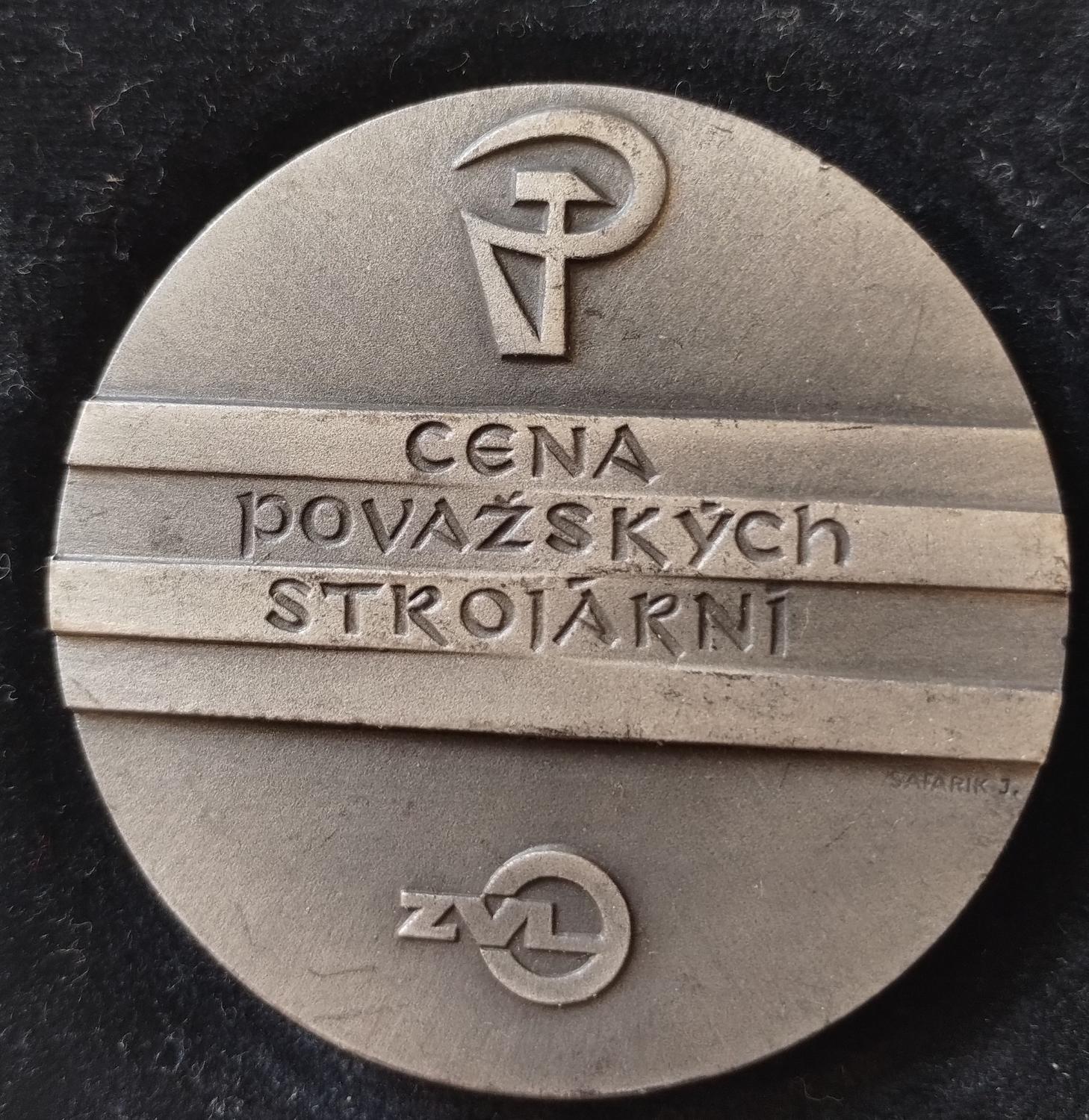 Predná strana - Cena Považských strojární