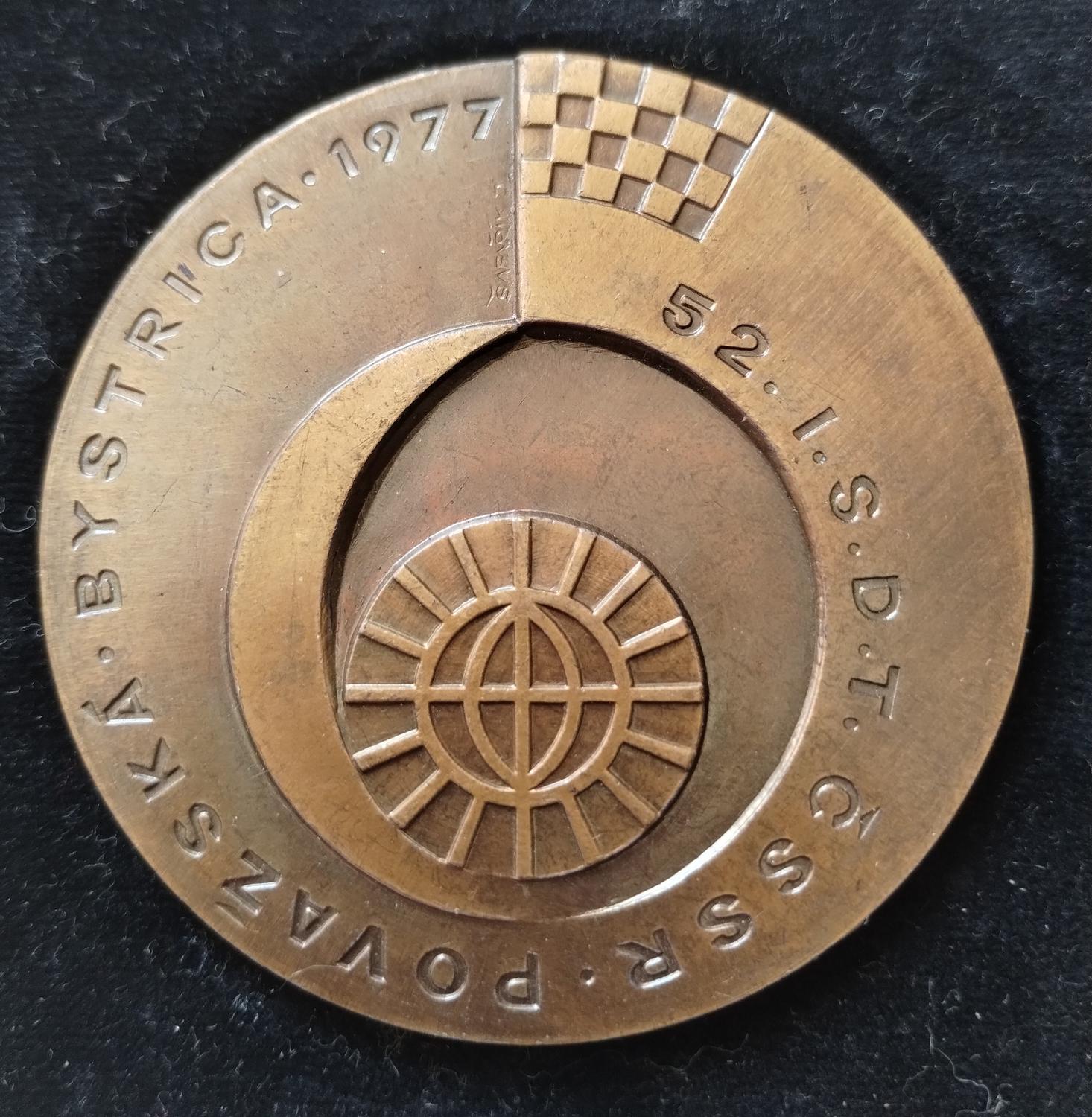 Predná strana - Považská Bystrica 52. I.S.D.T. ČSSR