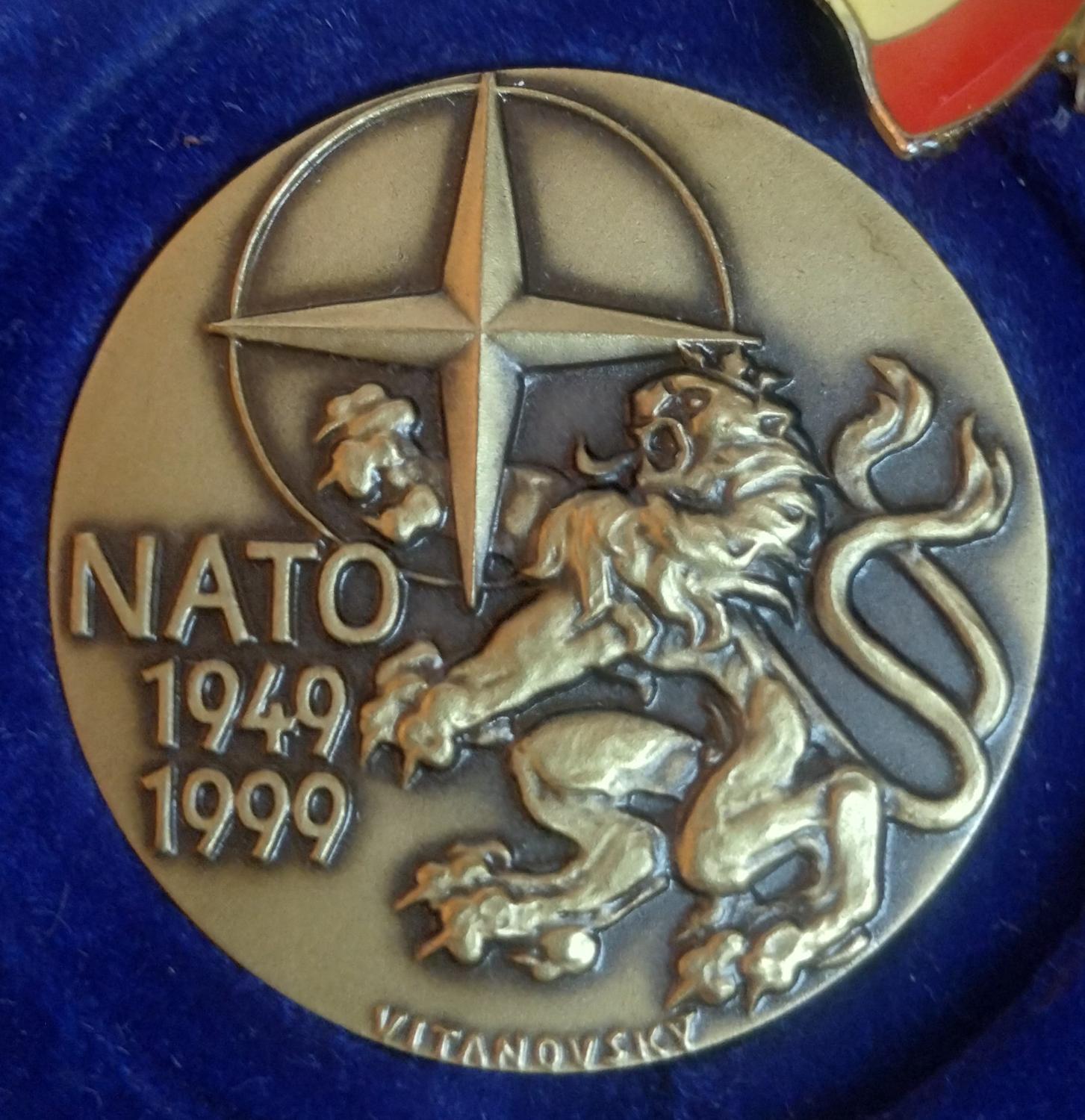 Predná strana - ČR, 50 let NATO