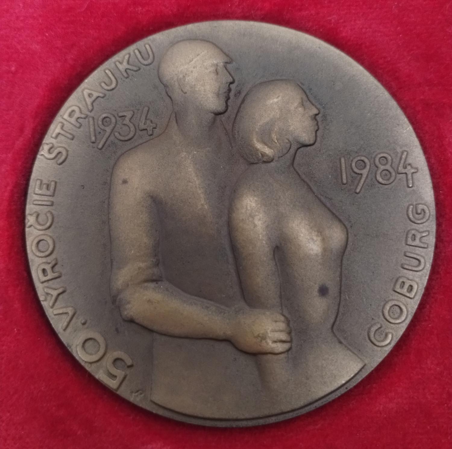 Predná strana - Štrajk Coburg 50 výročie štrajku TAZ Trnava