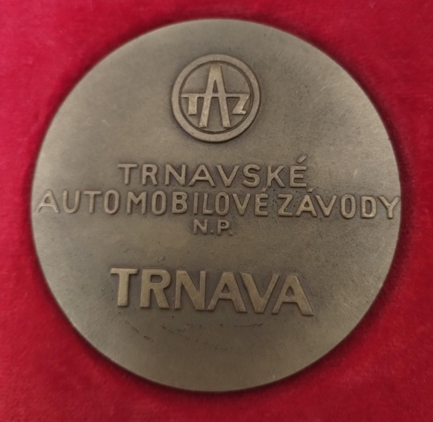 Zadná strana - Štrajk Coburg 50 výročie štrajku TAZ Trnava