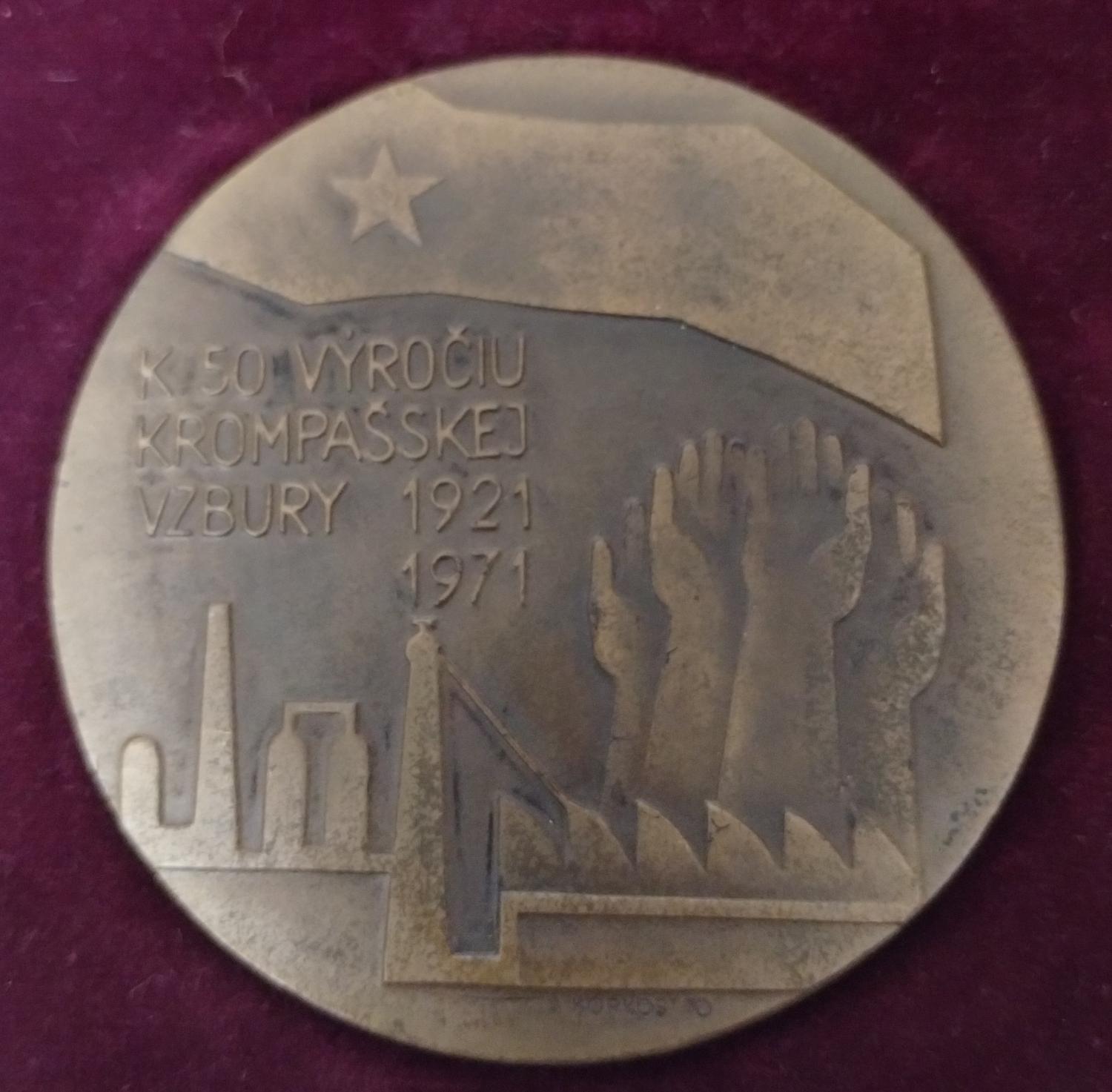 Predná strana - Krompašská vzbura 50 výročie