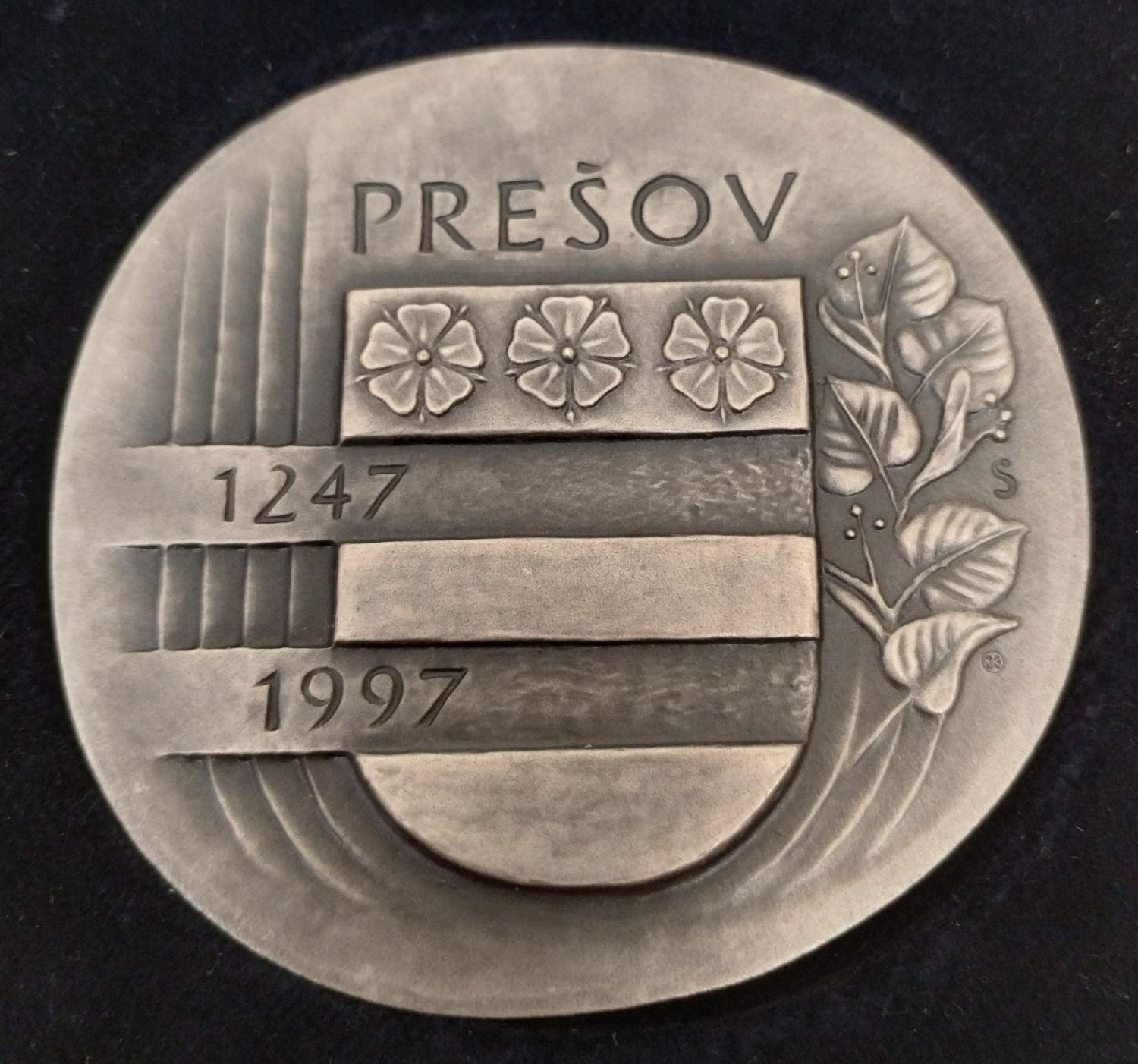 Zadná strana - Prešov 750 výročie prvej písomnej zmienky