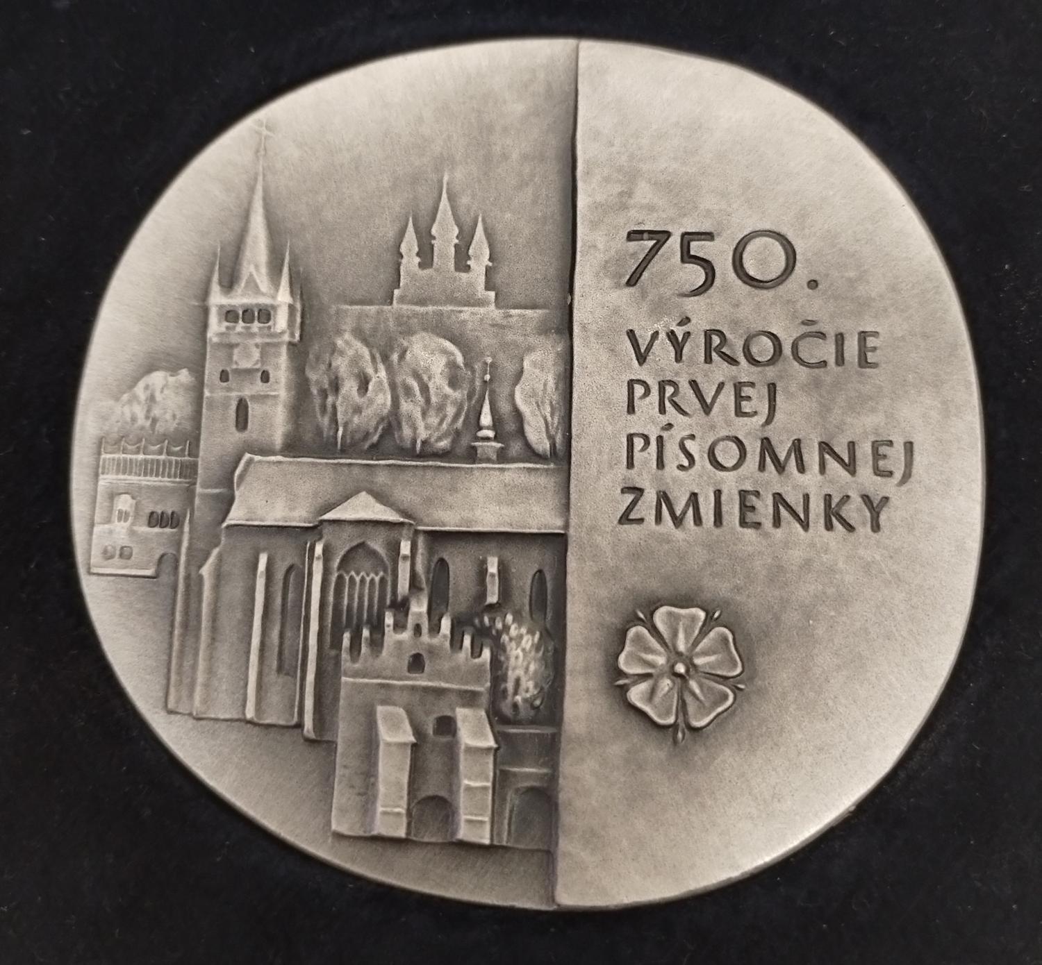 Predná strana - Prešov 750 výročie prvej písomnej zmienky