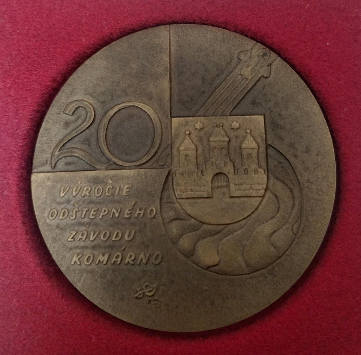 Zadná strana - Hydrostav BA odštepný závod Komárno