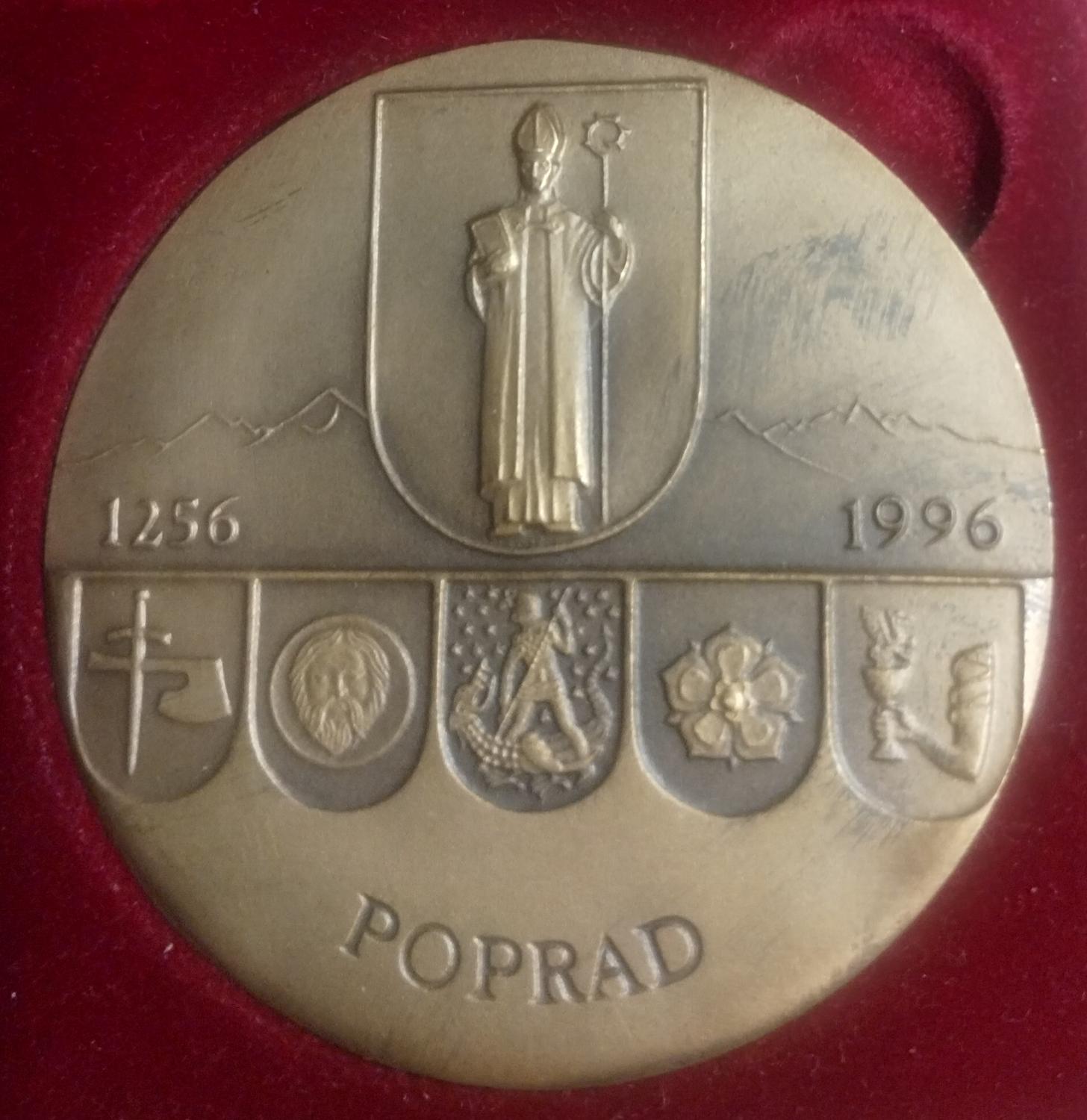 Predná strana - Poprad 740 výročie 1 písomnej správy