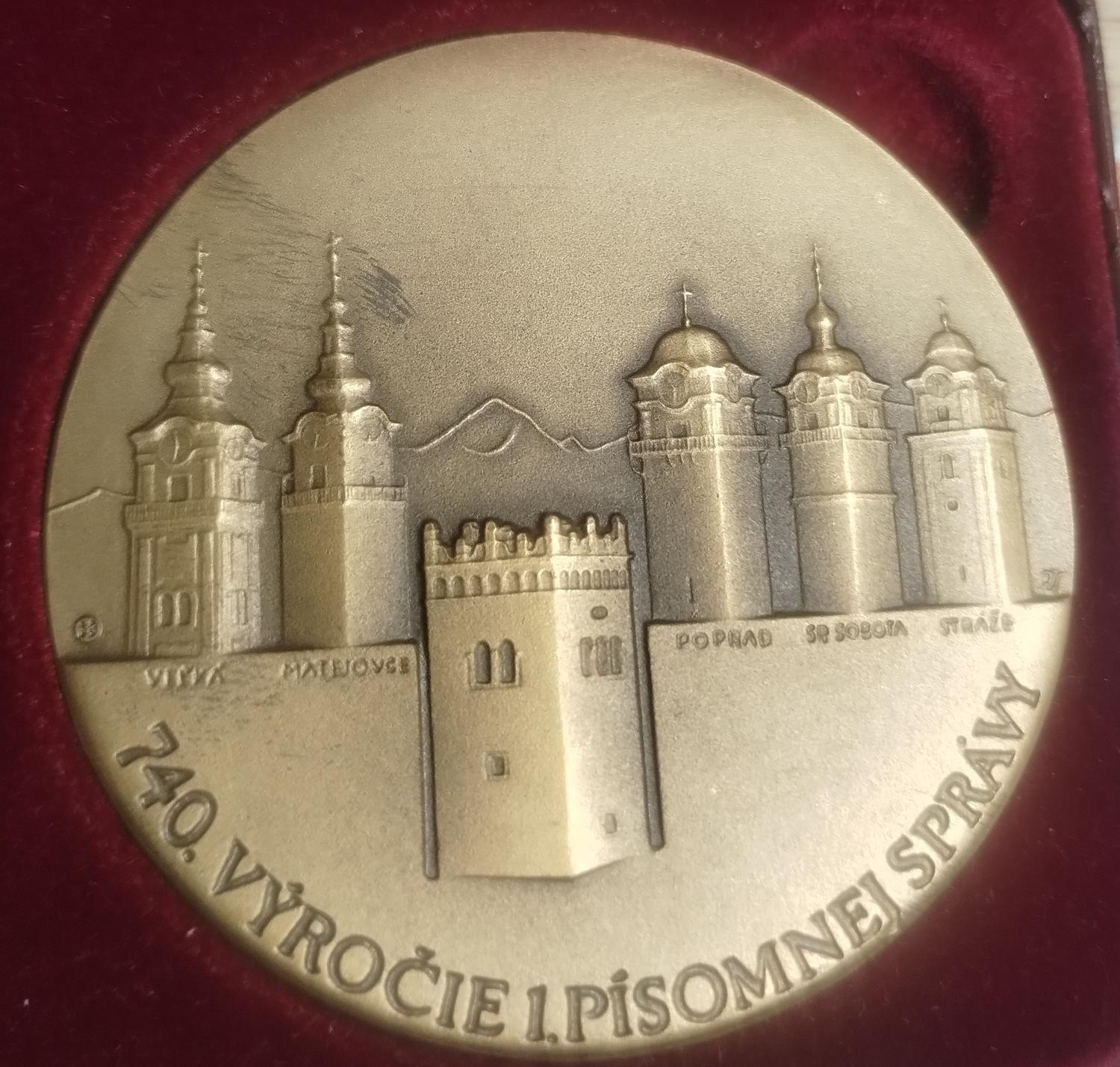 Zadná strana - Poprad 740 výročie 1 písomnej správy