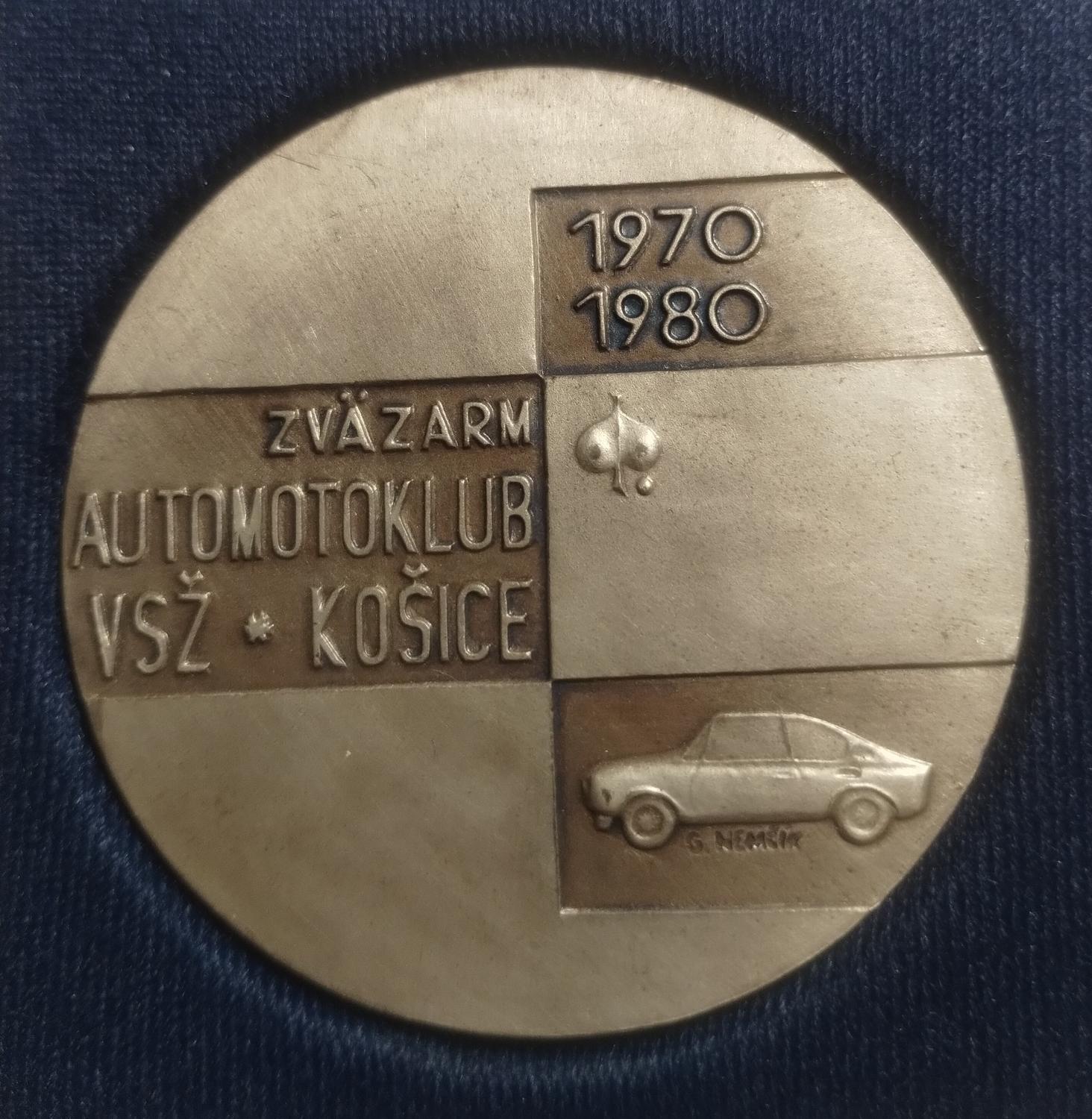 Predná strana - Automotoklub VSŽ Košice