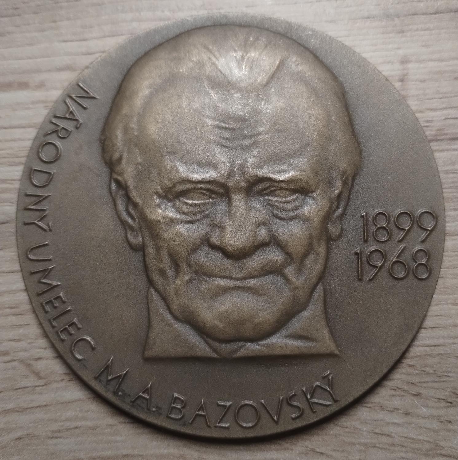Predná strana - Národný umelec M.A.Bazovský