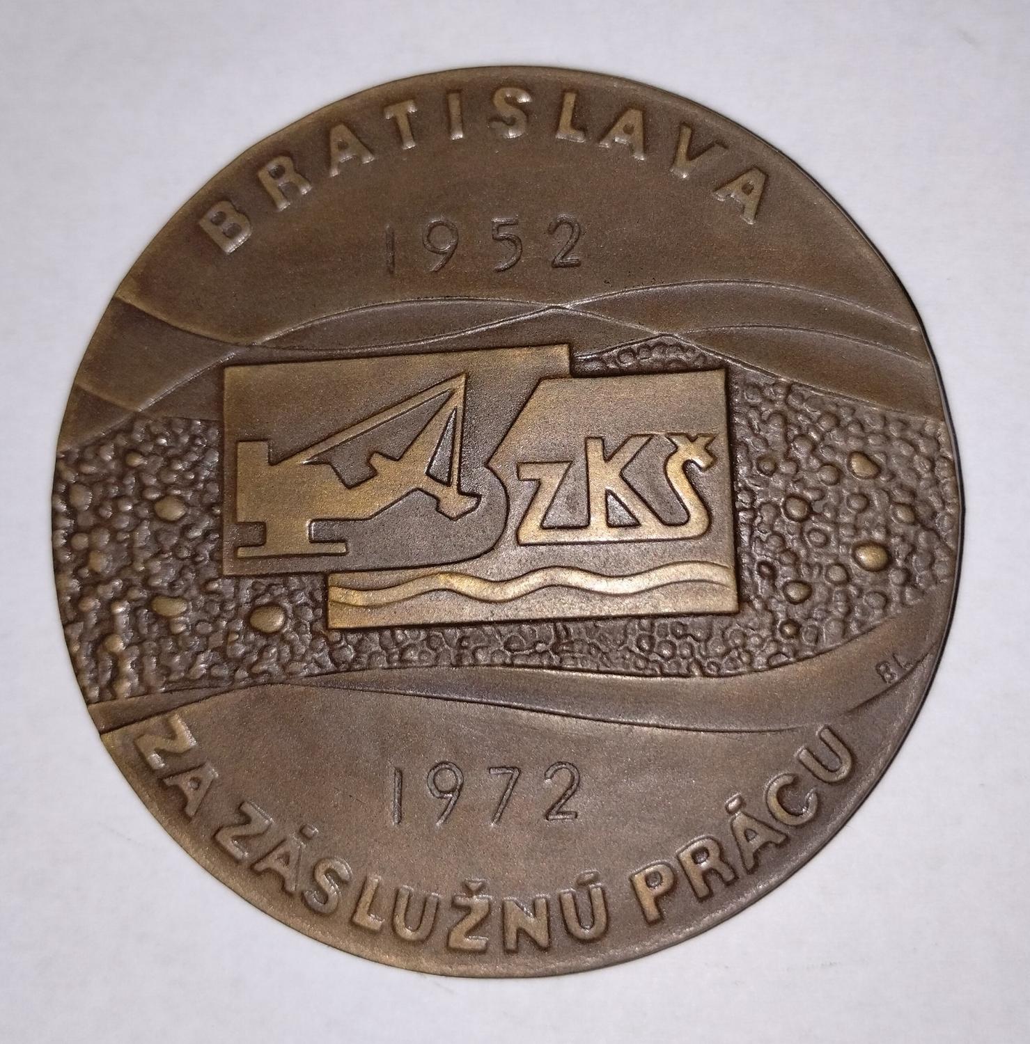 Predná strana - Západoslovenské kameňolomy a štrkopiesky Bratislava