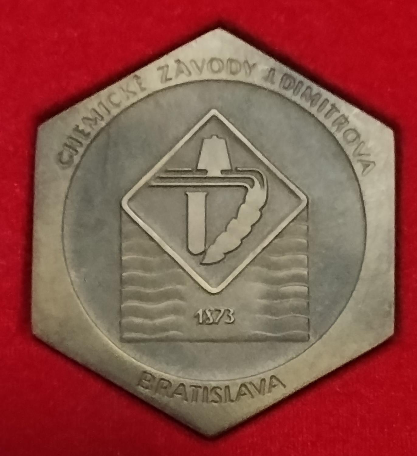 Zadná strana - Bratislava chemické závody Juraja Dimitrova