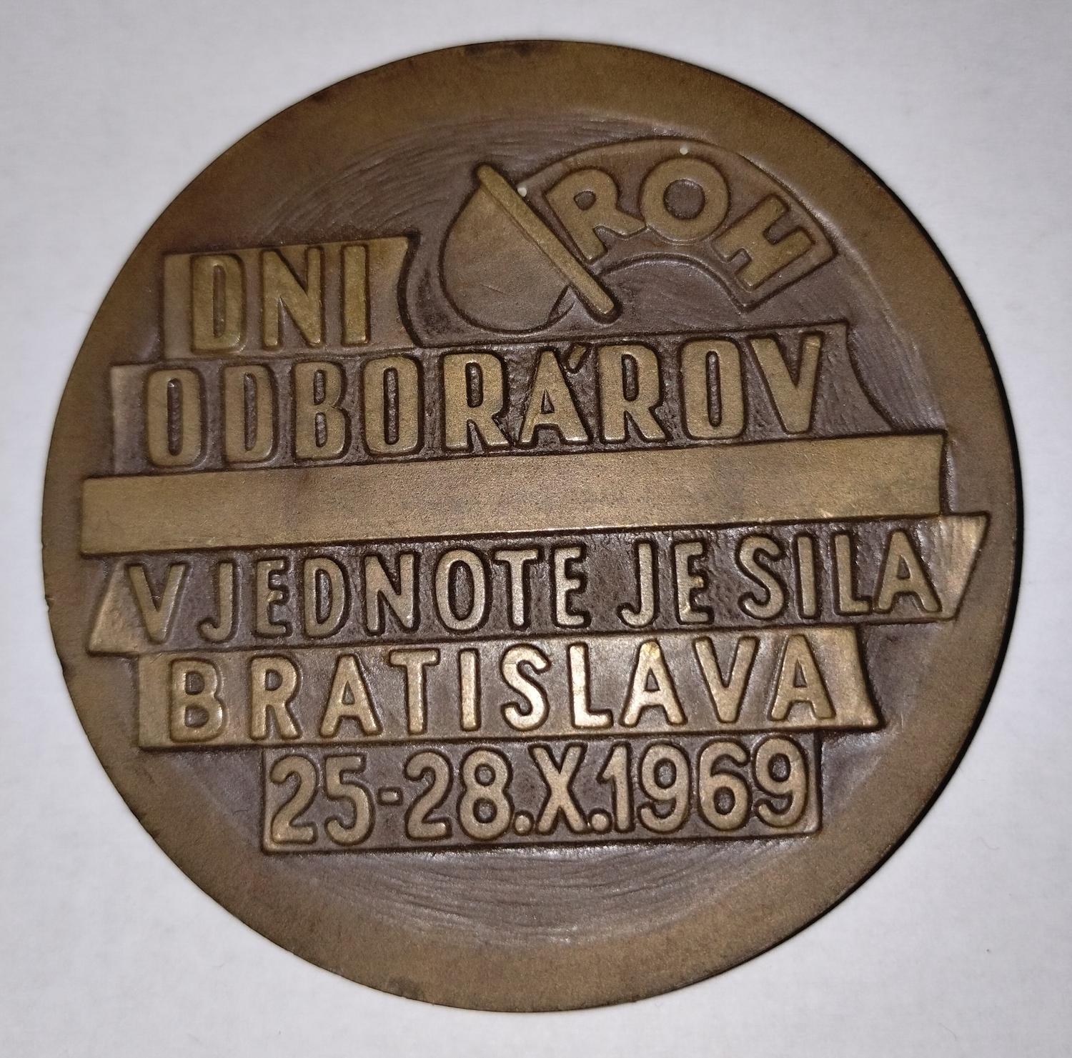 Predná strana - ROH dni odborárov Bratislava