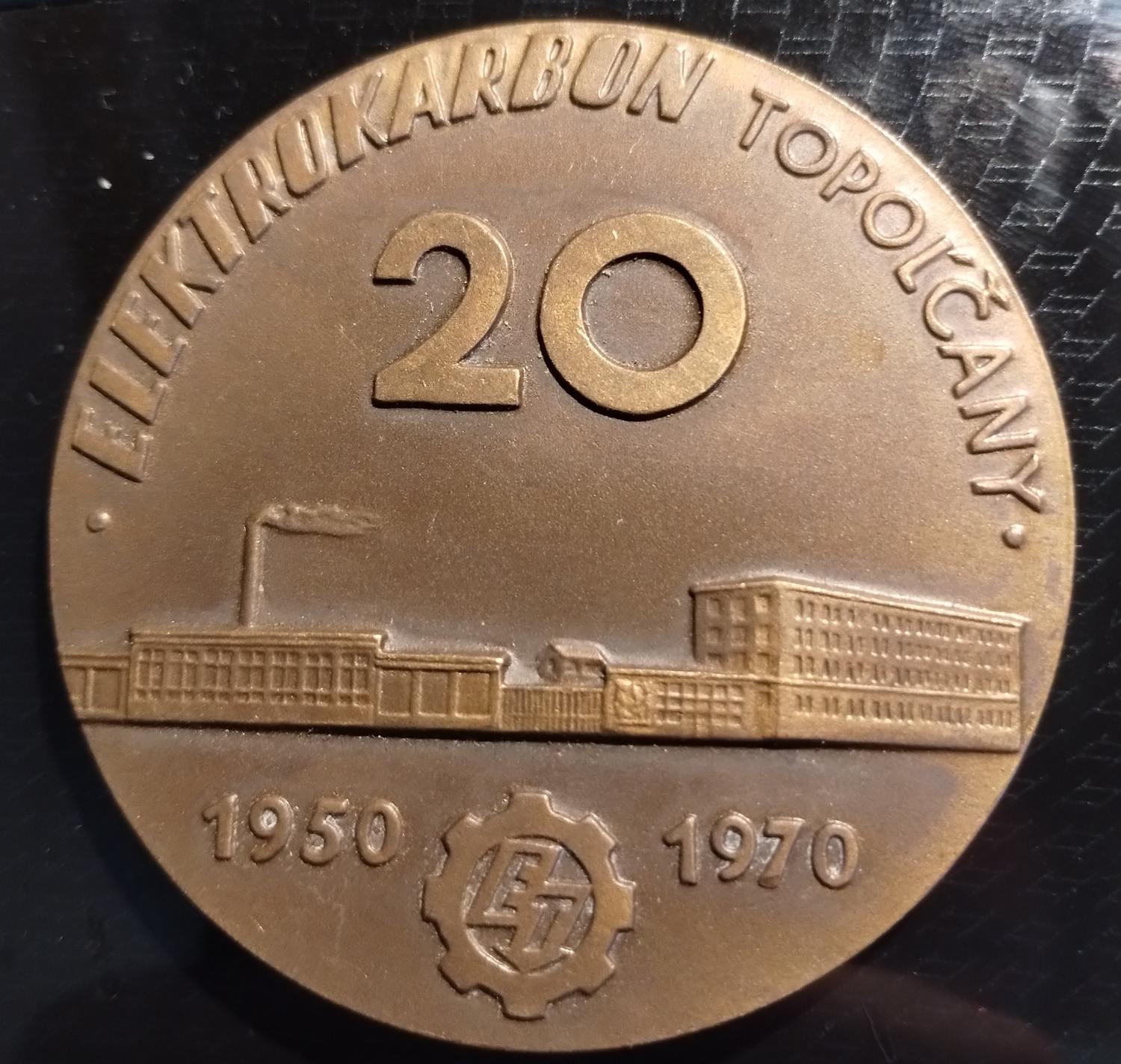 Predná strana - Elektrokarbon Topoľčany 20.výročie