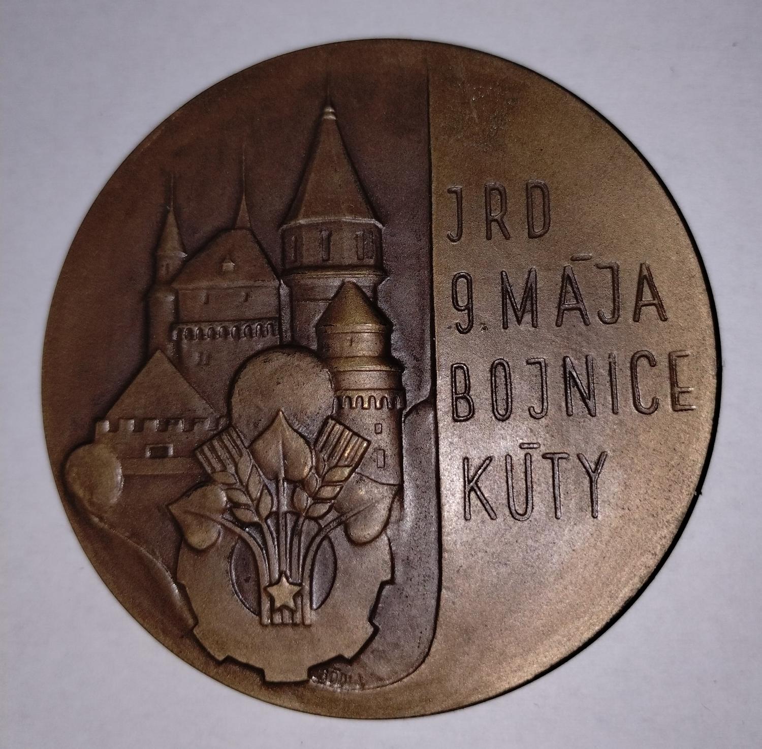 Predná strana - JRD 9.mája Bojnice Kúty