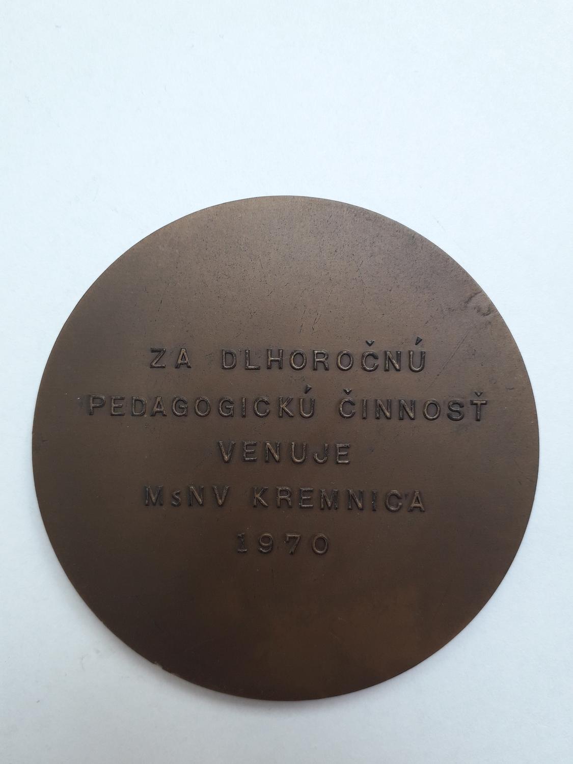 Zadná strana - J.A.Komenský