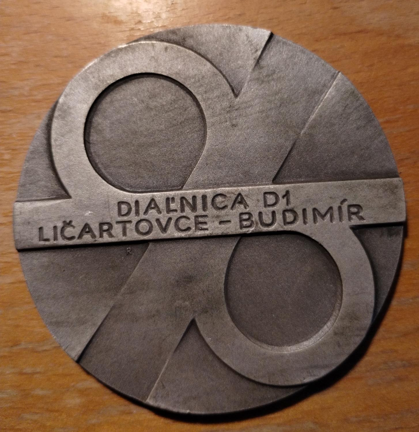 Predná strana - Diaľnica D1 Ličartovce-Budimír