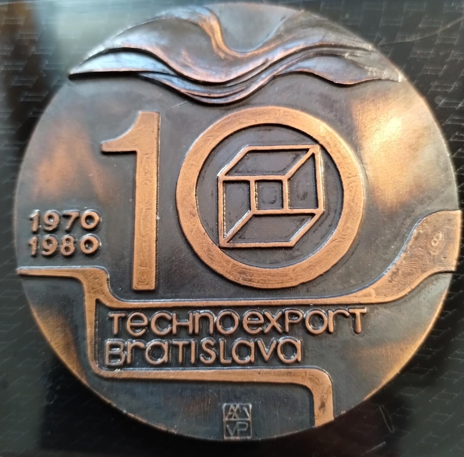 Predná strana - Technoexport Bratislava 10.výročie